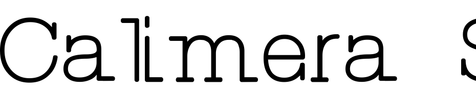 Calimera Straight Font Download Free